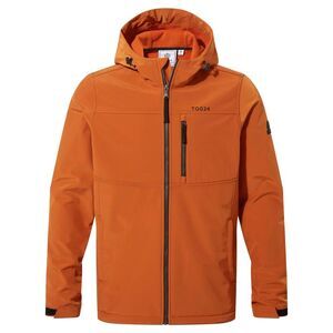 TOG24 Mens Truro Softshell  Jacket / Dark Orange